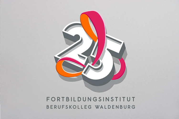 Bild von Eventlogo 25 Jahre für Berufskolleg Waldenburg