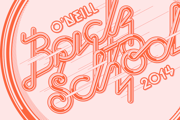 Detail from collection logo for O'Neill